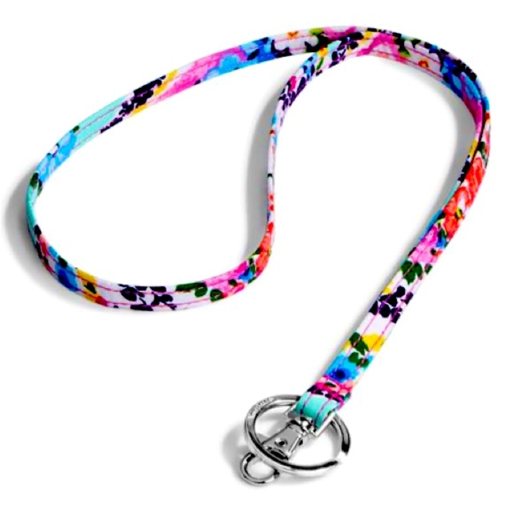 Vera Bradley Wildflower Paisley Lanyard NWT